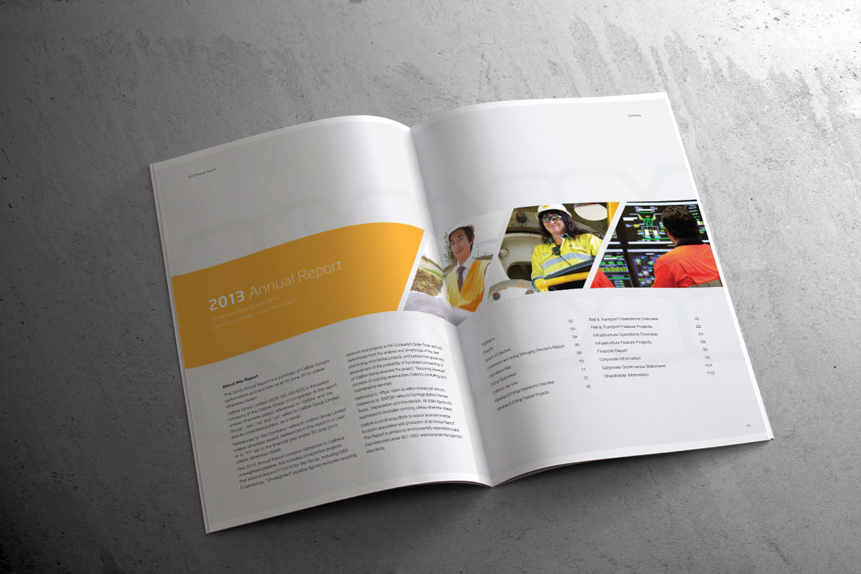 Calibre Group Annual Report 2013 Spreads