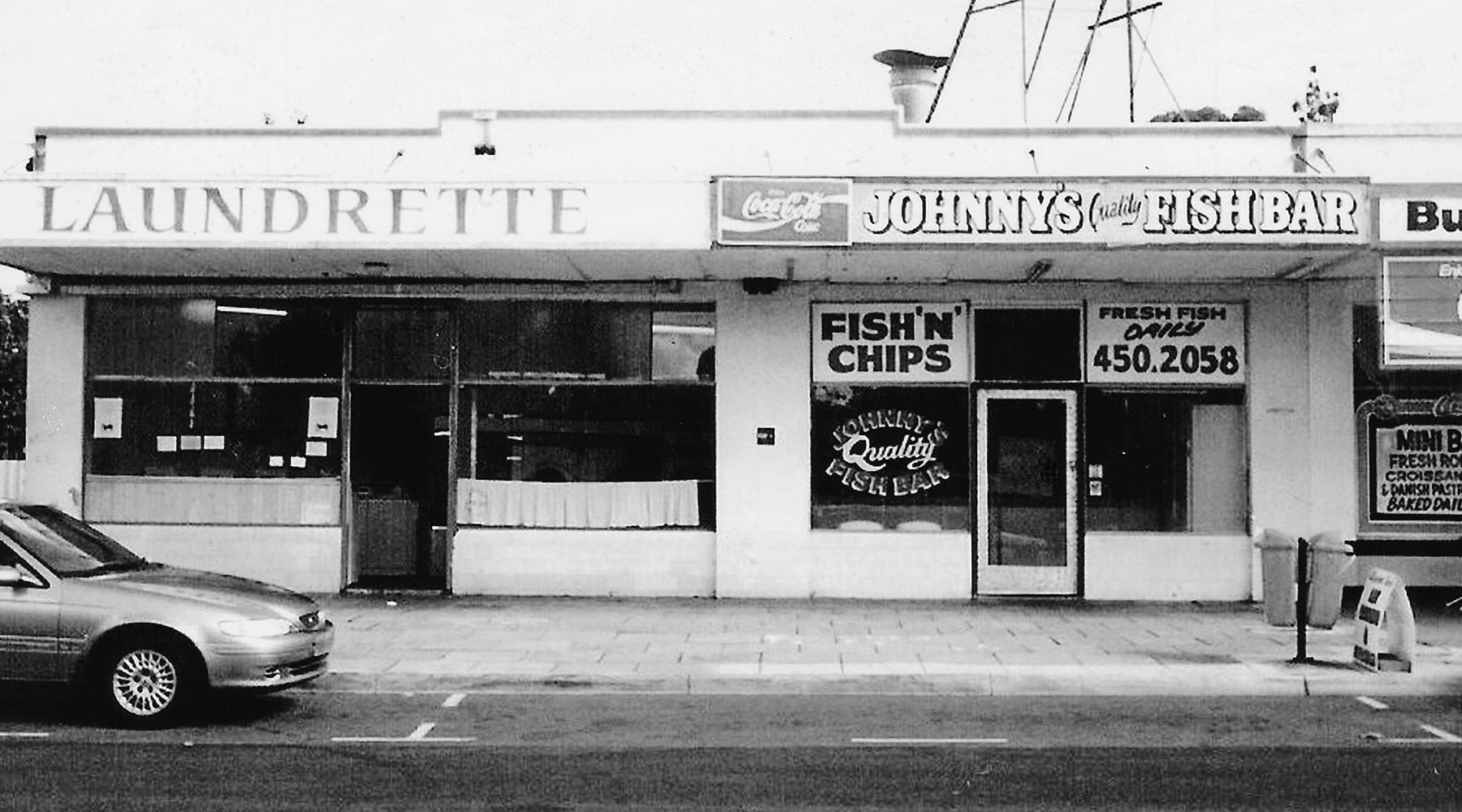 Johnny's Fish Bar in the early days.