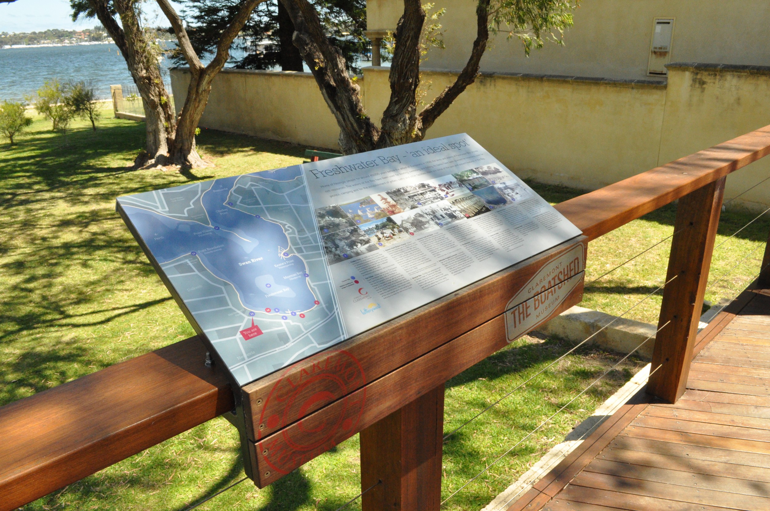 Claremont Museum Wayfinding Sign 2