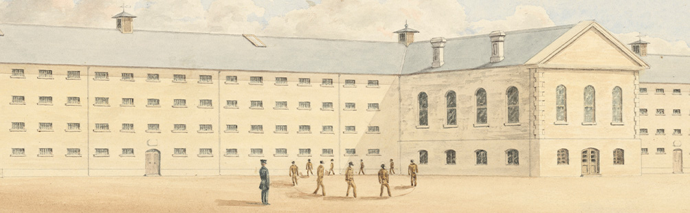 Convict prison, Fremantle 1859 by Henry Wray