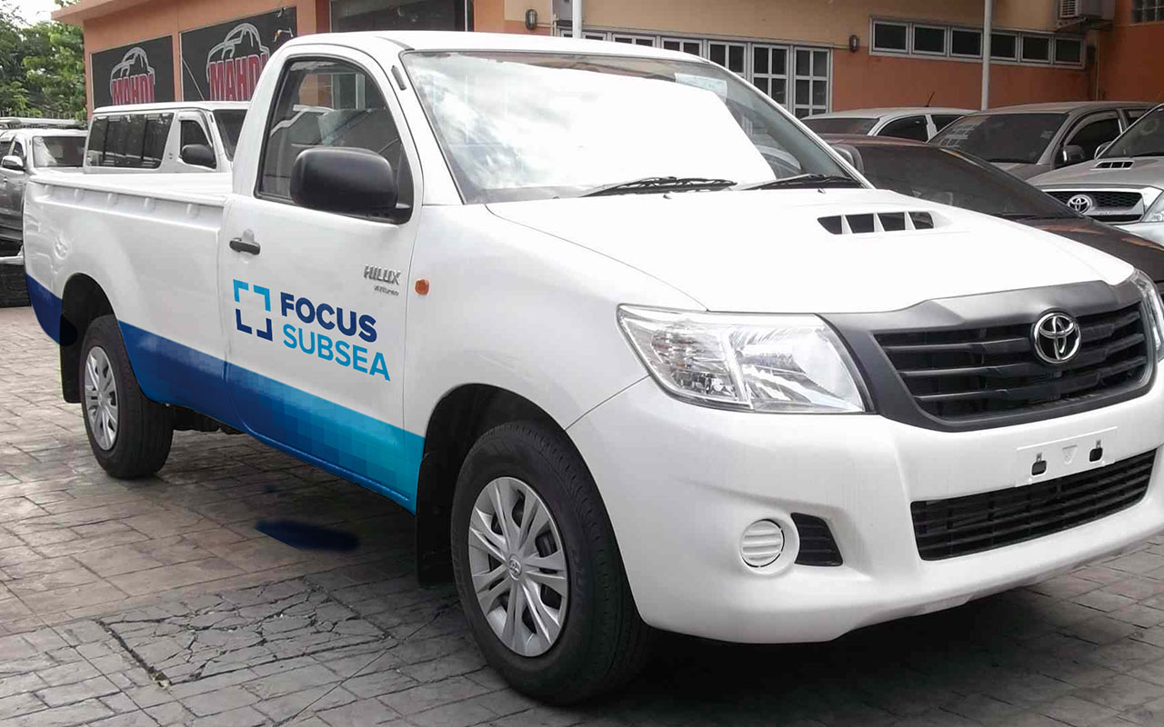 Focus Subsea Vehicle Signage