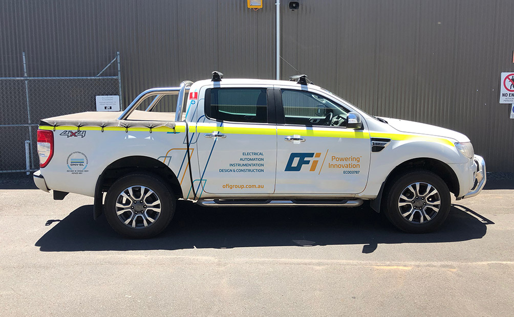 OFI vehicle graphics